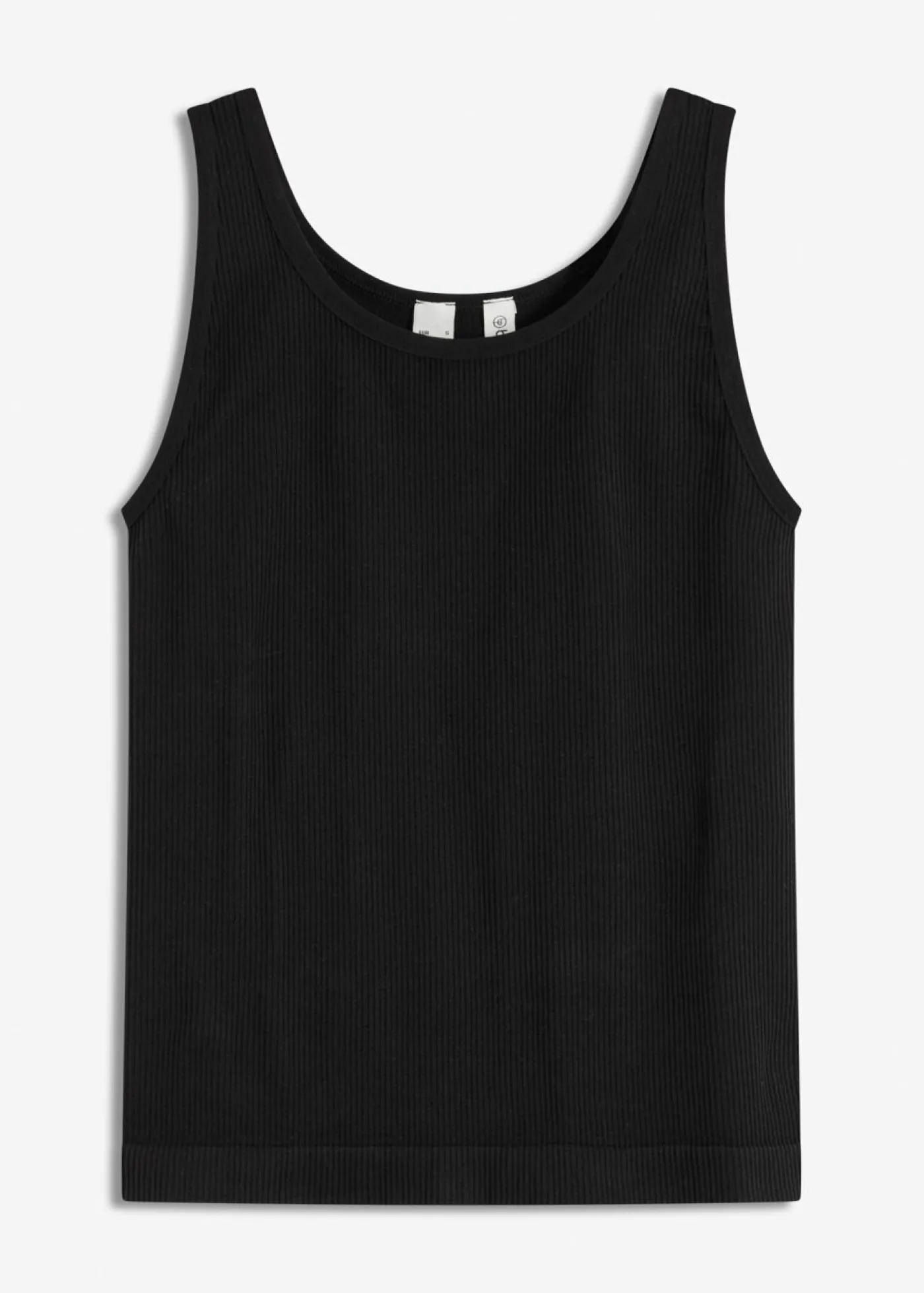 Mujer bonprix bonprix Top largo sin costuras de canalé