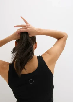 Mujer bonprix bonprix Top largo sin costuras de canalé