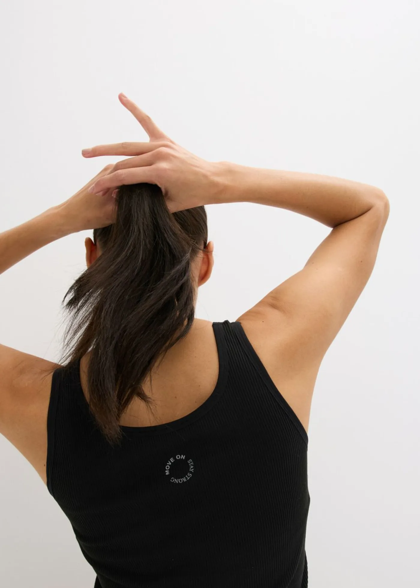 Mujer bonprix bonprix Top largo sin costuras de canalé