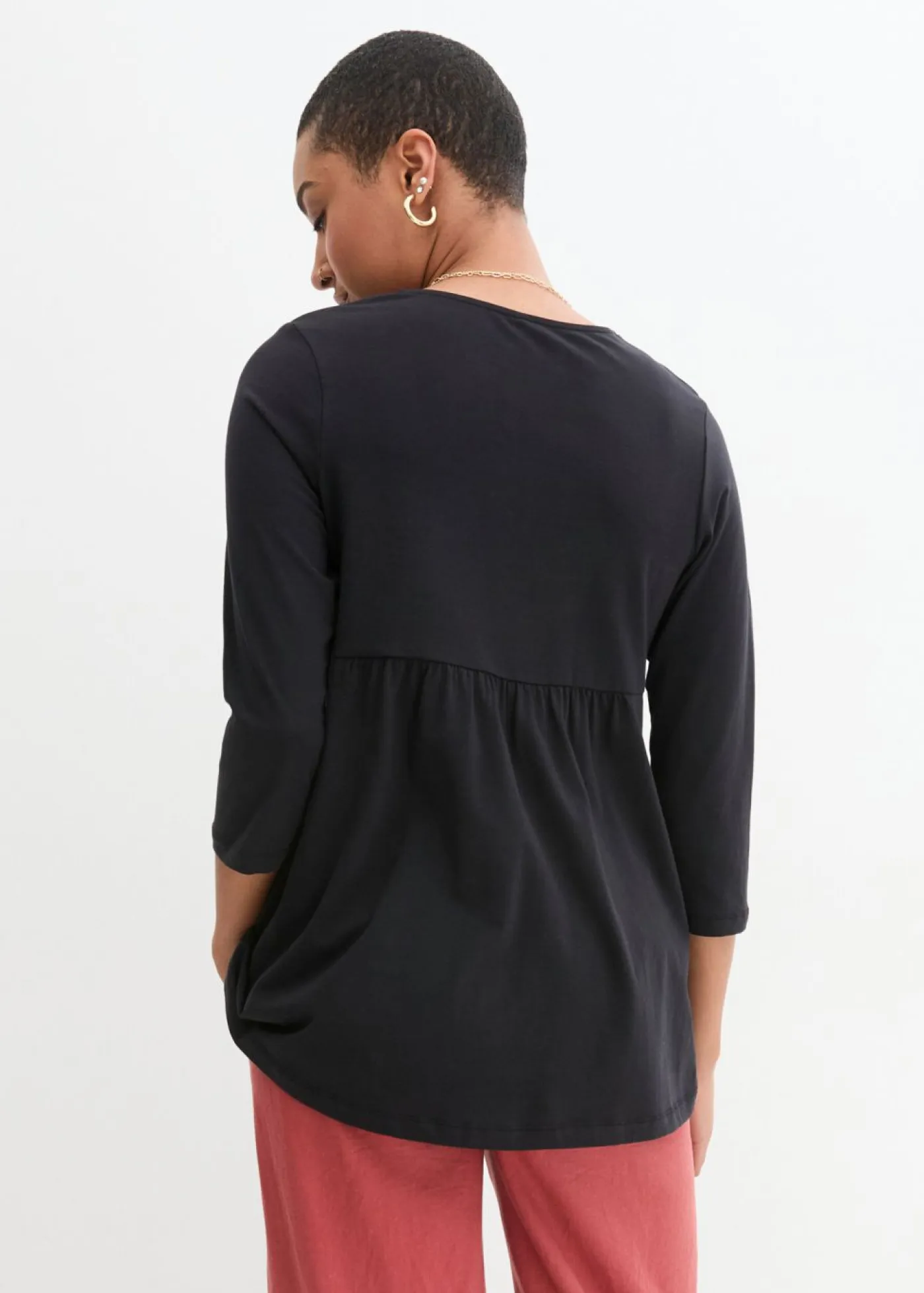 Mujer bonprix bonprix Top premamá/de lactancia 2 en 1 de algodón orgánico