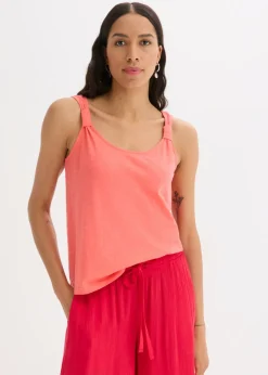 Mujer bonprix bonprix Top sin mangas de algodón orgánico puro