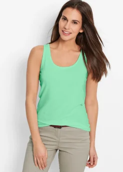 Mujer bonprix bonprix Top sin mangas elástico (2 unidades)