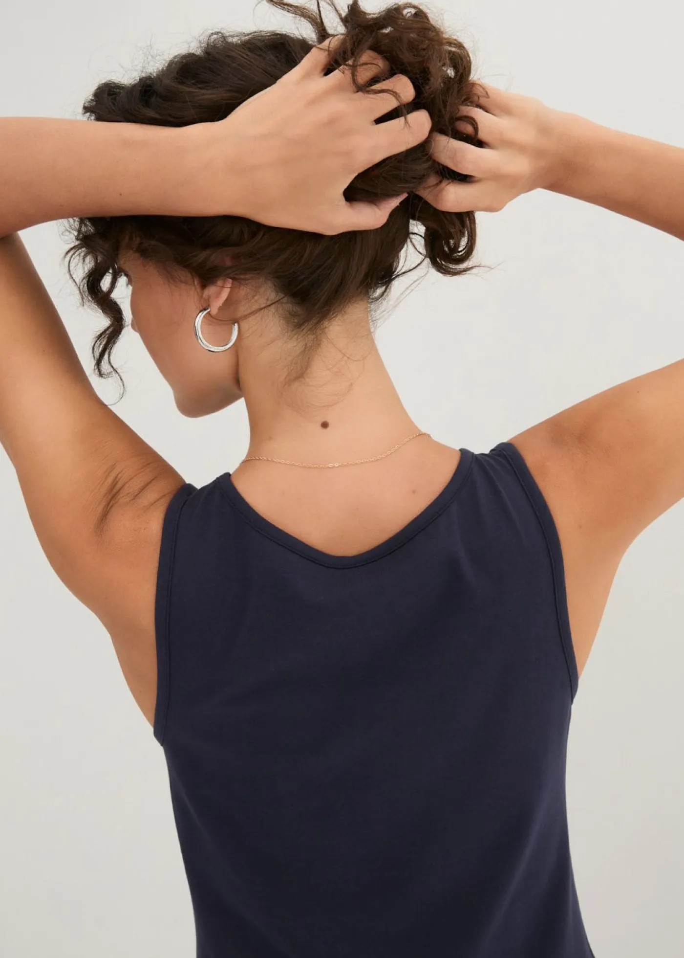 bonprix bonprix Camisetas Interiores|Básicos>Top sin mangas elástico (2 unidades) Azul marino + fucsia