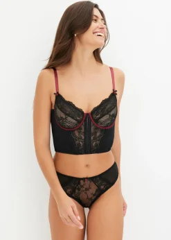 Mujer bonprix bonprix Top tipo corsé con aros