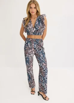 Mujer bonprix bonprix Top y pantalón (2 piezas)