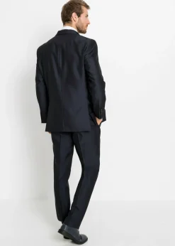 Hombre bonprix bonprix Traje con chaleco y corbata (4 piezas) con corte regular