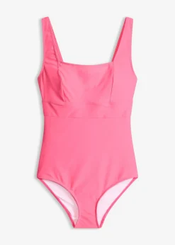 bonprix bonprix Vestidos Moldeadores|Bañadores>Traje de baño con efecto moldeador medio con escote cuadrado Baya