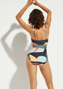 Mujer bonprix bonprix Traje de baño con ligero efecto moldeador