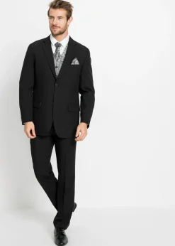 Hombre bonprix bonprix Traje de boda (5 piezas) con chaleco y plastrón, regular fit