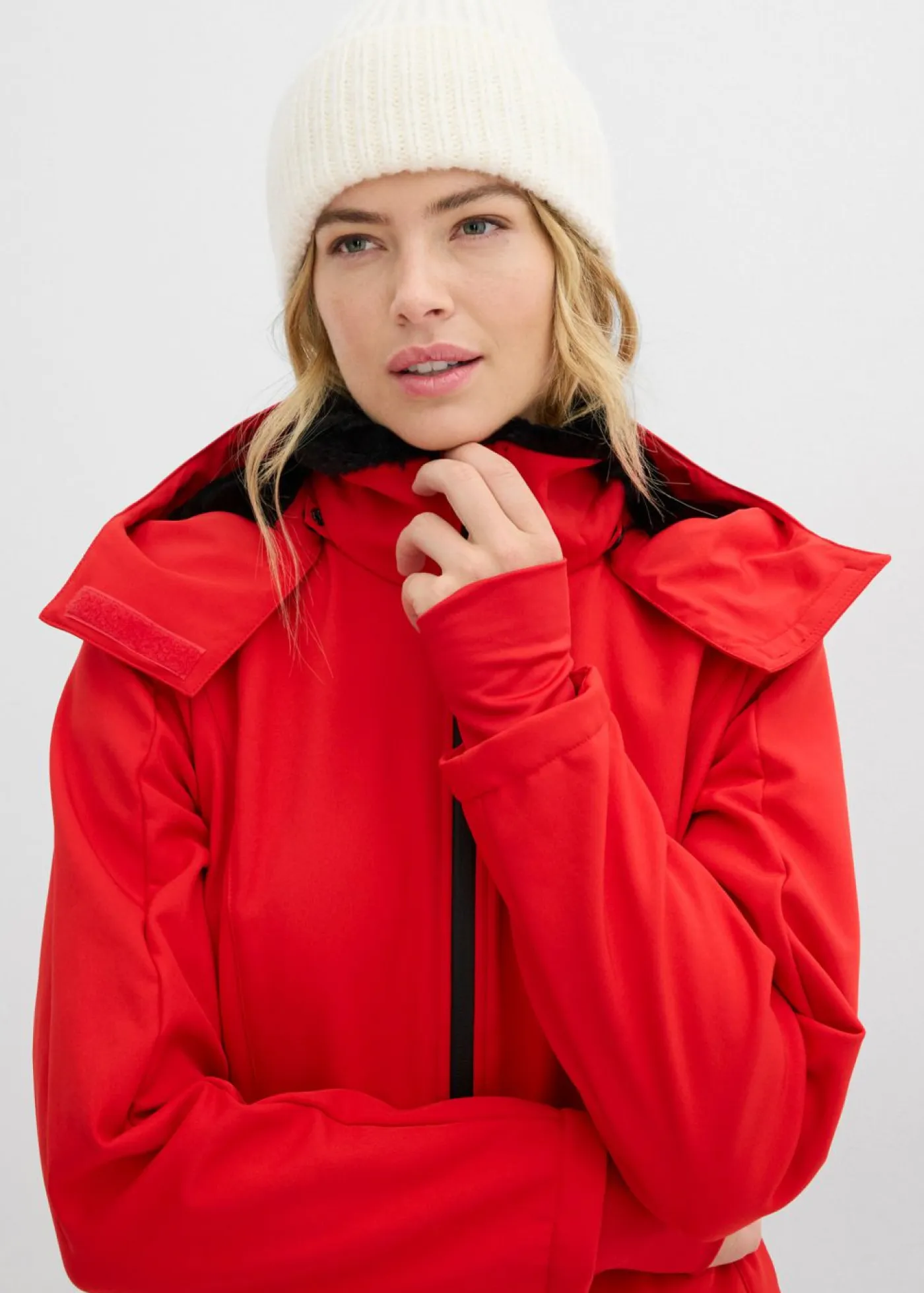 bonprix bonprix Ropa Para El Aire Libre|Ropa Deportiva>Traje de esquí de softshell con forro cálido y material impermeable rojo lava