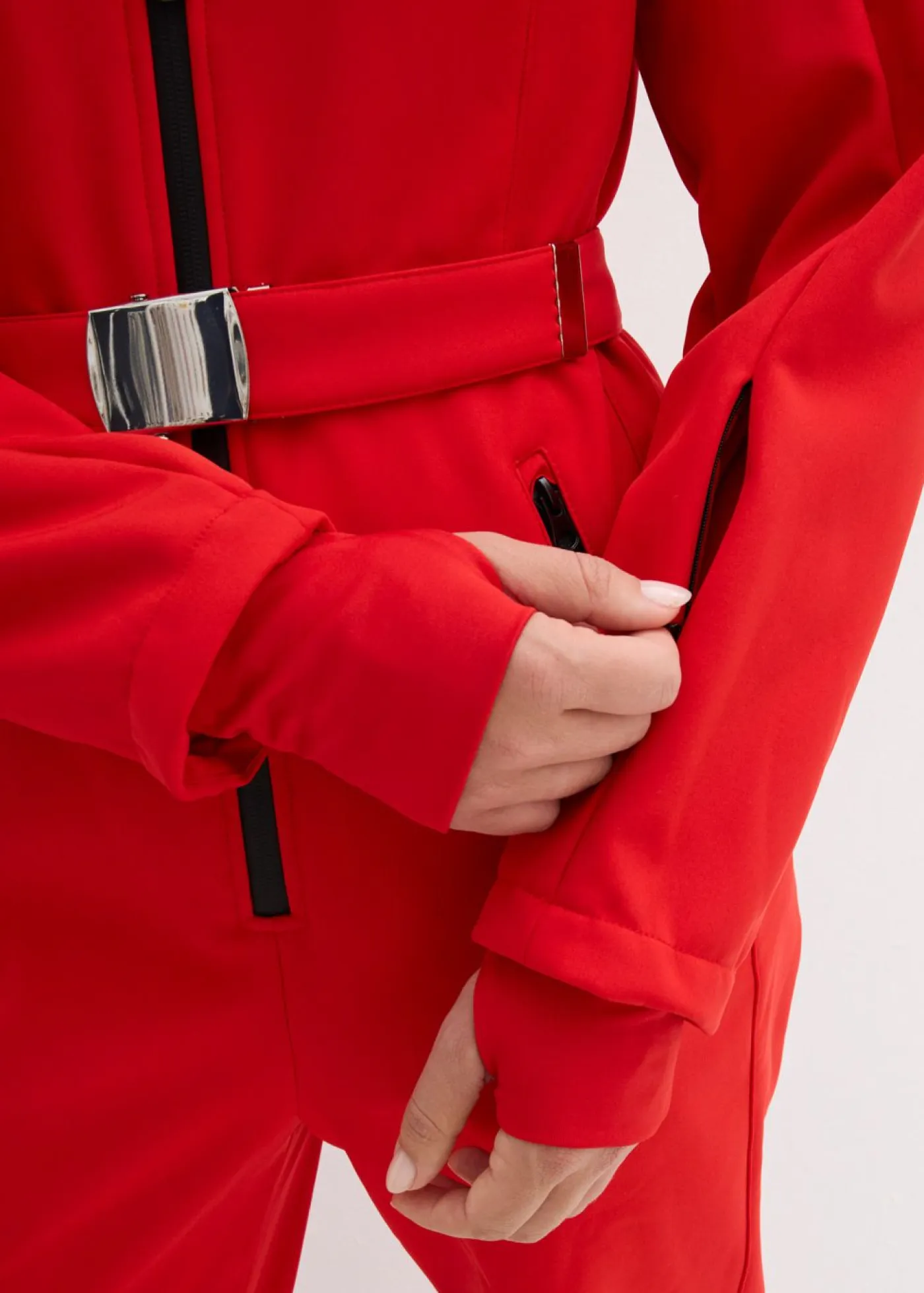 bonprix bonprix Ropa Para El Aire Libre|Ropa Deportiva>Traje de esquí de softshell con forro cálido y material impermeable rojo lava