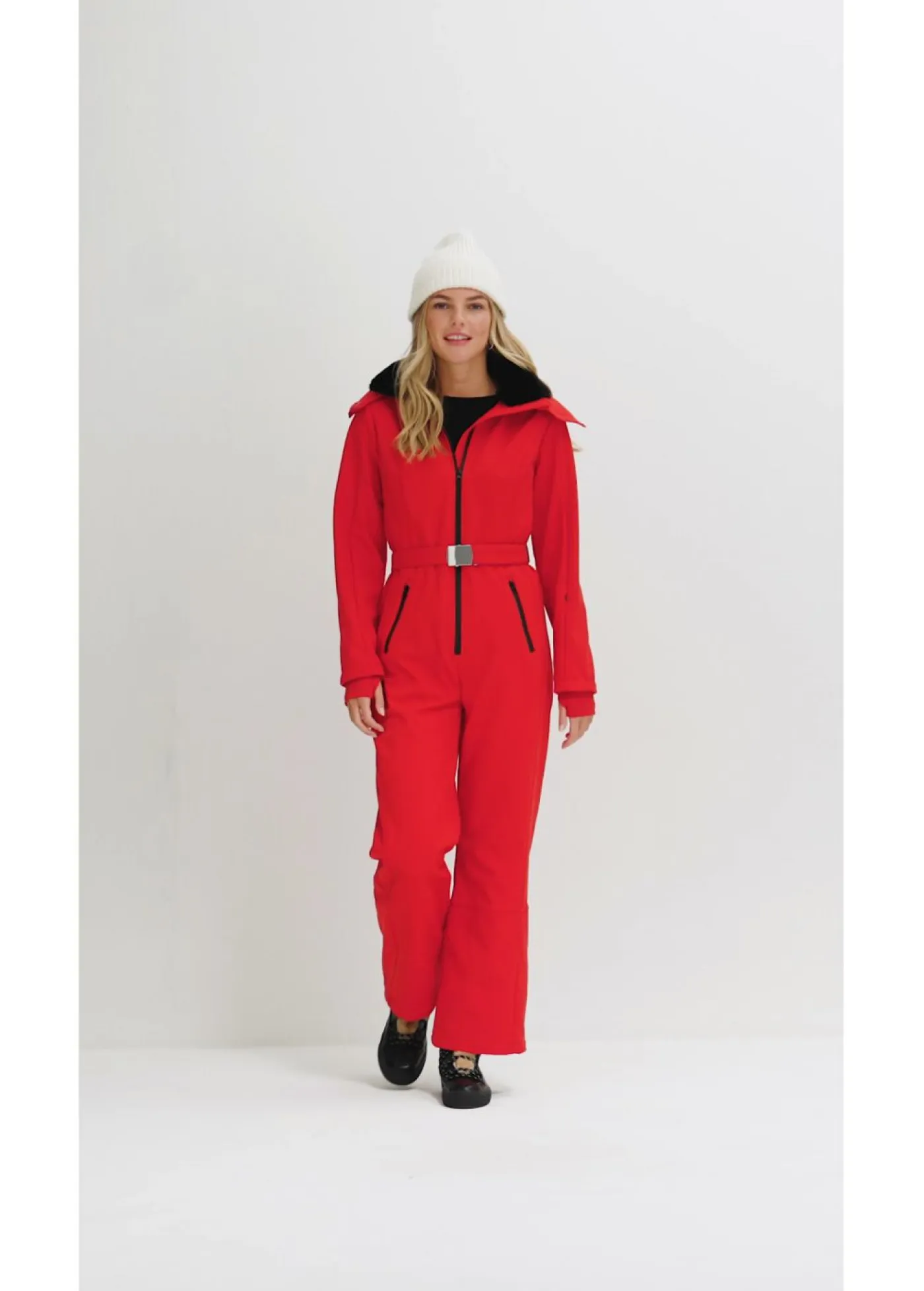 bonprix bonprix Ropa Para El Aire Libre|Ropa Deportiva>Traje de esquí de softshell con forro cálido y material impermeable rojo lava