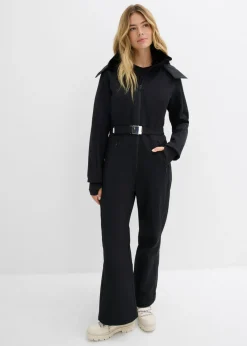 Mujer bonprix bonprix Traje de esquí de softshell con forro cálido y material impermeable