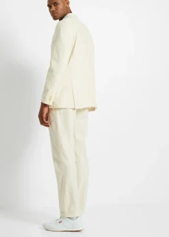 Hombre bonprix bonprix Traje de mezcla de lino ligero, regular fit (2 piezas)