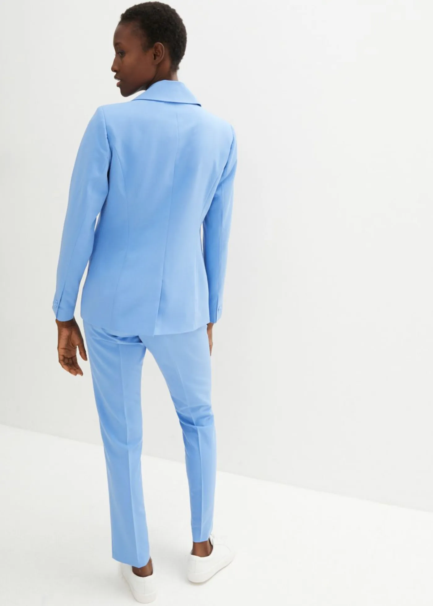 bonprix bonprix Blazers|Pantalones>Traje de pantalón (2 piezas) azul provenzal