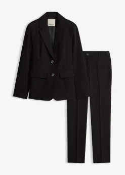 bonprix bonprix Blazers>Traje de pantalón (2 piezas) Negro