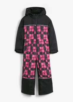 bonprix bonprix Ropa 2 A 9 Años·Pantalones Y Vaqueros|Ropa 2 A 9 Años·Prendas Exteriores Y Outdoor>Traje para la nieve impermeable, con forro cálido Negro/pink lady