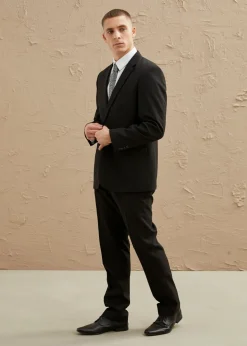 bonprix bonprix Trajes>Traje (4 piezas) con camisa y corbata, regular fit Negro