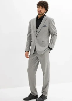 Hombre bonprix bonprix Traje (3 piezas) con chaleco, regular fit