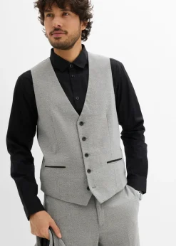 Hombre bonprix bonprix Traje (3 piezas) con chaleco, regular fit