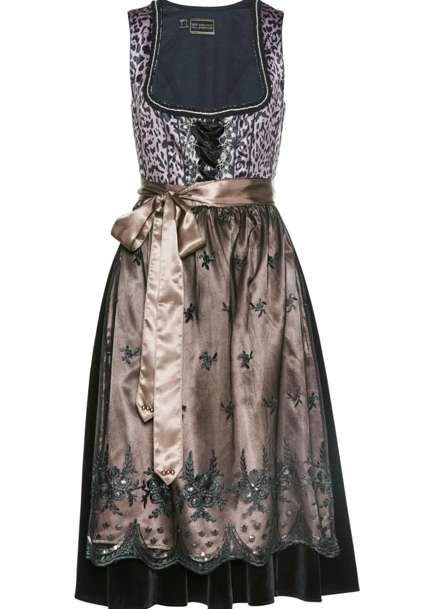 Mujer bonprix bonprix Traje tirolés y delantal (2 piezas)