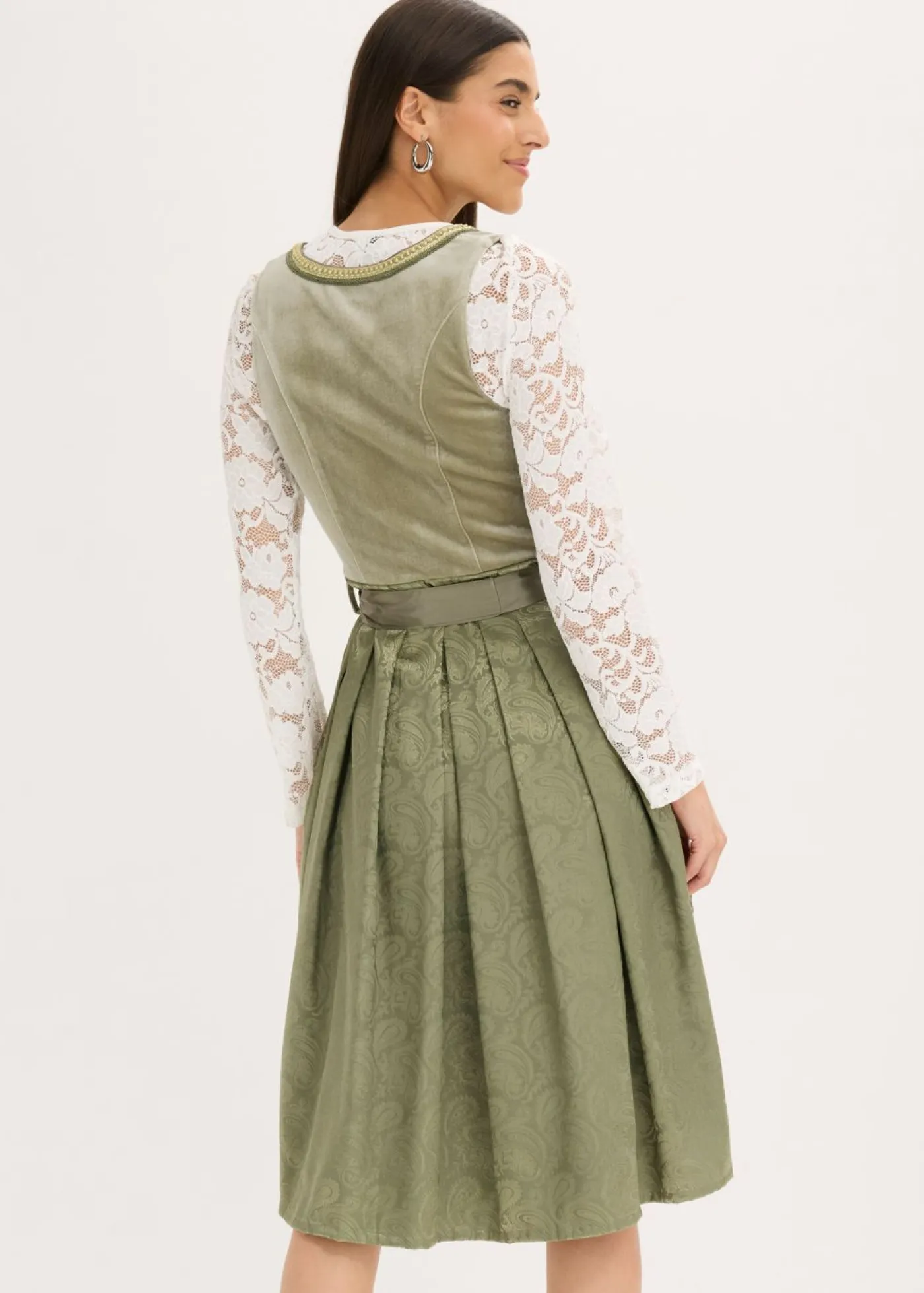 Mujer bonprix bonprix Traje tirolés y delantal (2 piezas)