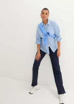 Mujer bonprix bonprix Treggings de sarga de mezcla de algodón elástica