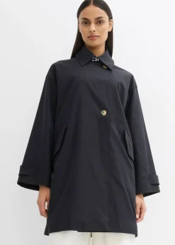 bonprix bonprix Esenciales|Chaquetas Y Abrigos>Trenca en corte A Negro