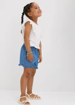 Niños bonprix bonprix Vaquero corto de algodón fluido