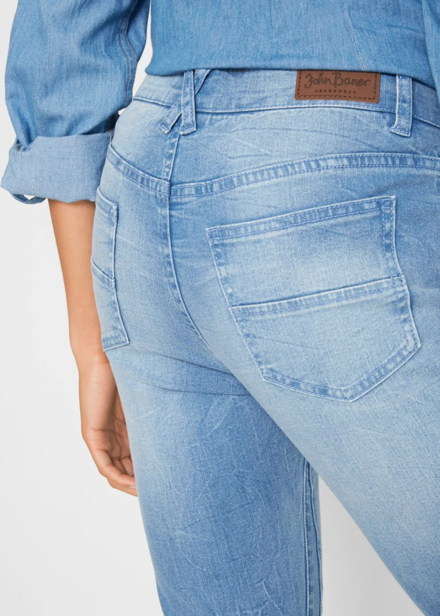 Mujer bonprix bonprix Vaquero soft 7/8