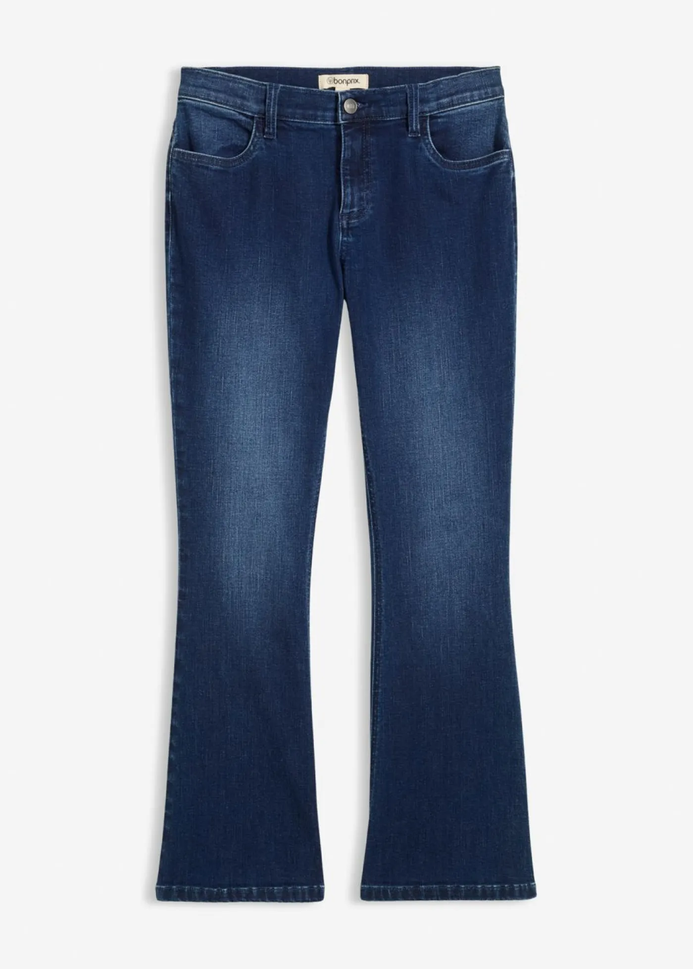 bonprix bonprix Ropa 9 A 16 Años·Jeans>Vaqueros acampanados de talle bajo Denim