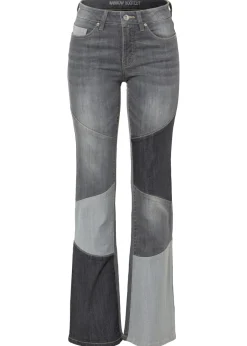 Mujer bonprix bonprix Vaqueros acampanados de talle medio