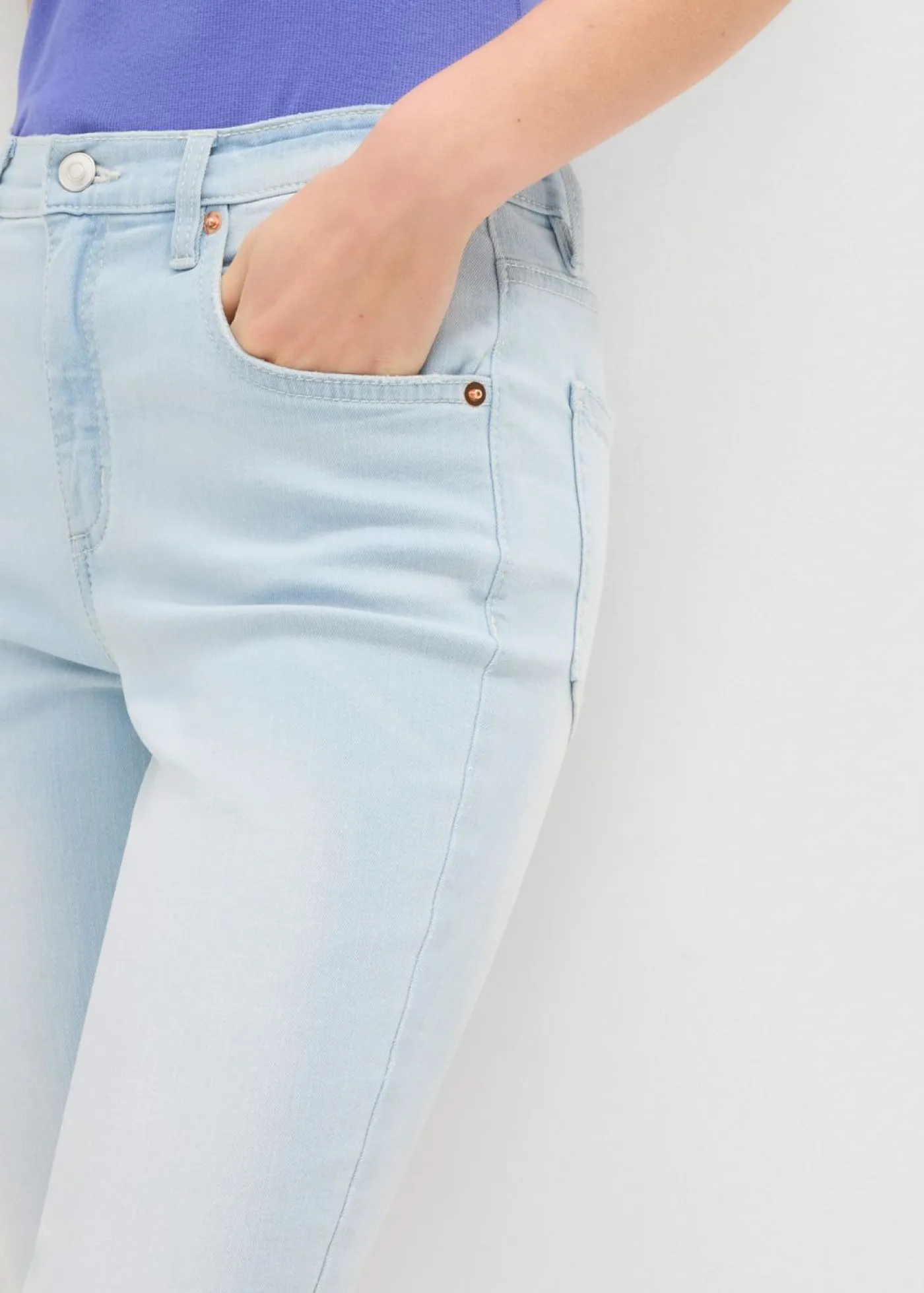 Mujer bonprix bonprix Vaqueros acampanados, high waist, cropped