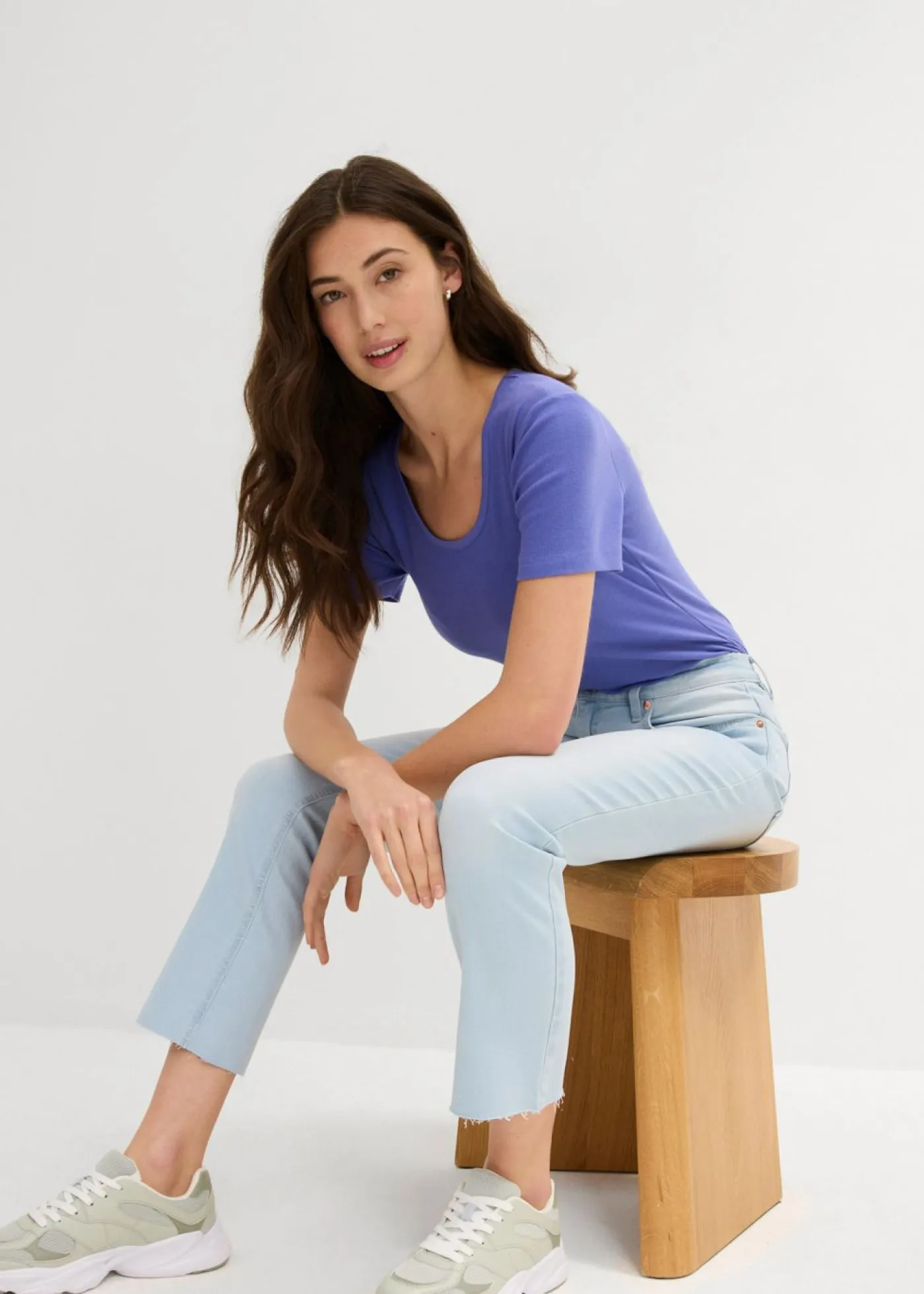 Mujer bonprix bonprix Vaqueros acampanados, high waist, cropped