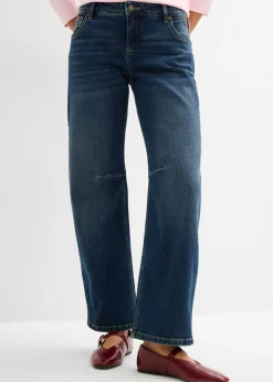 Mujer bonprix bonprix Vaqueros barrel, mid waist