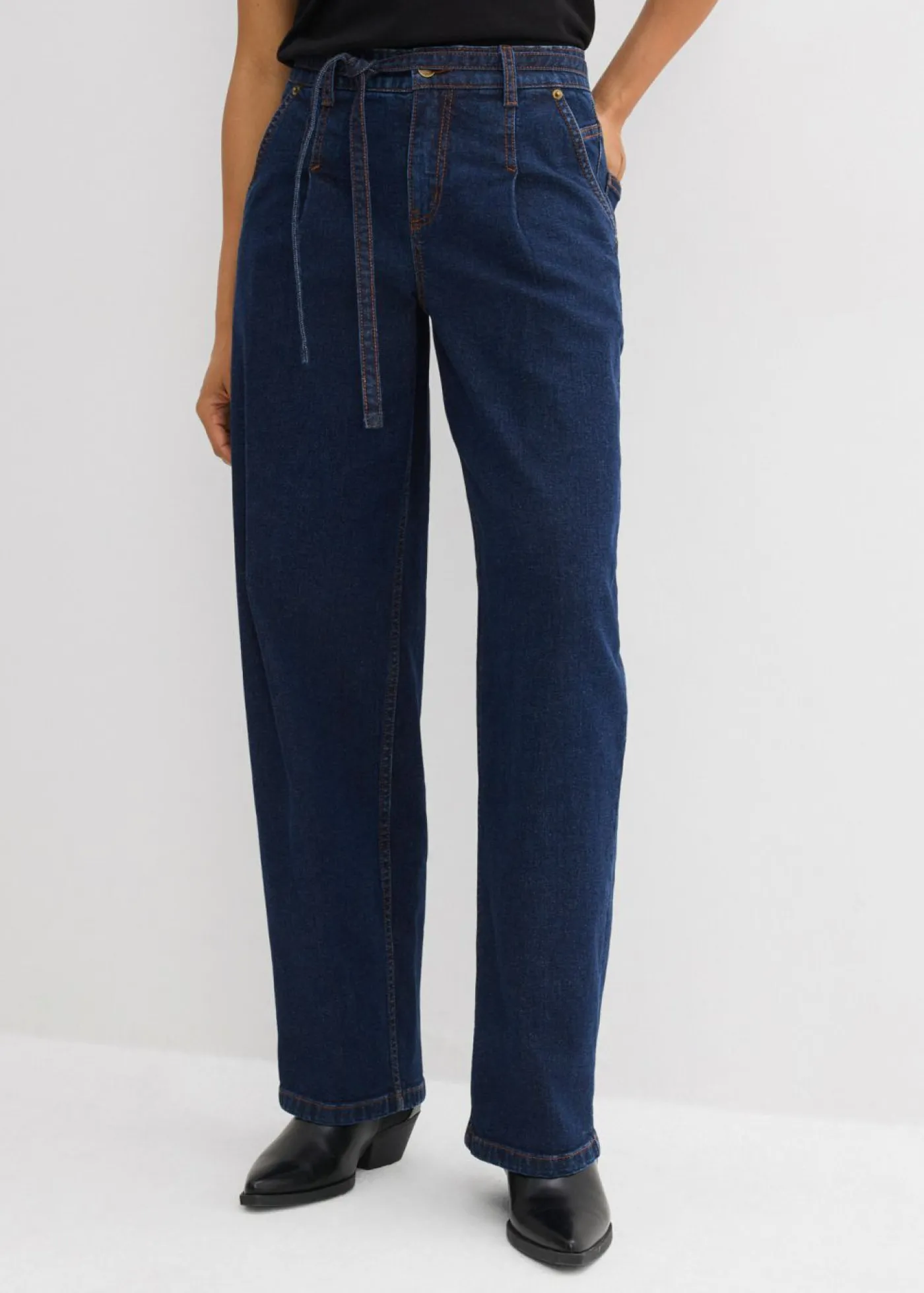 Mujer bonprix bonprix Vaqueros barrel, mid waist