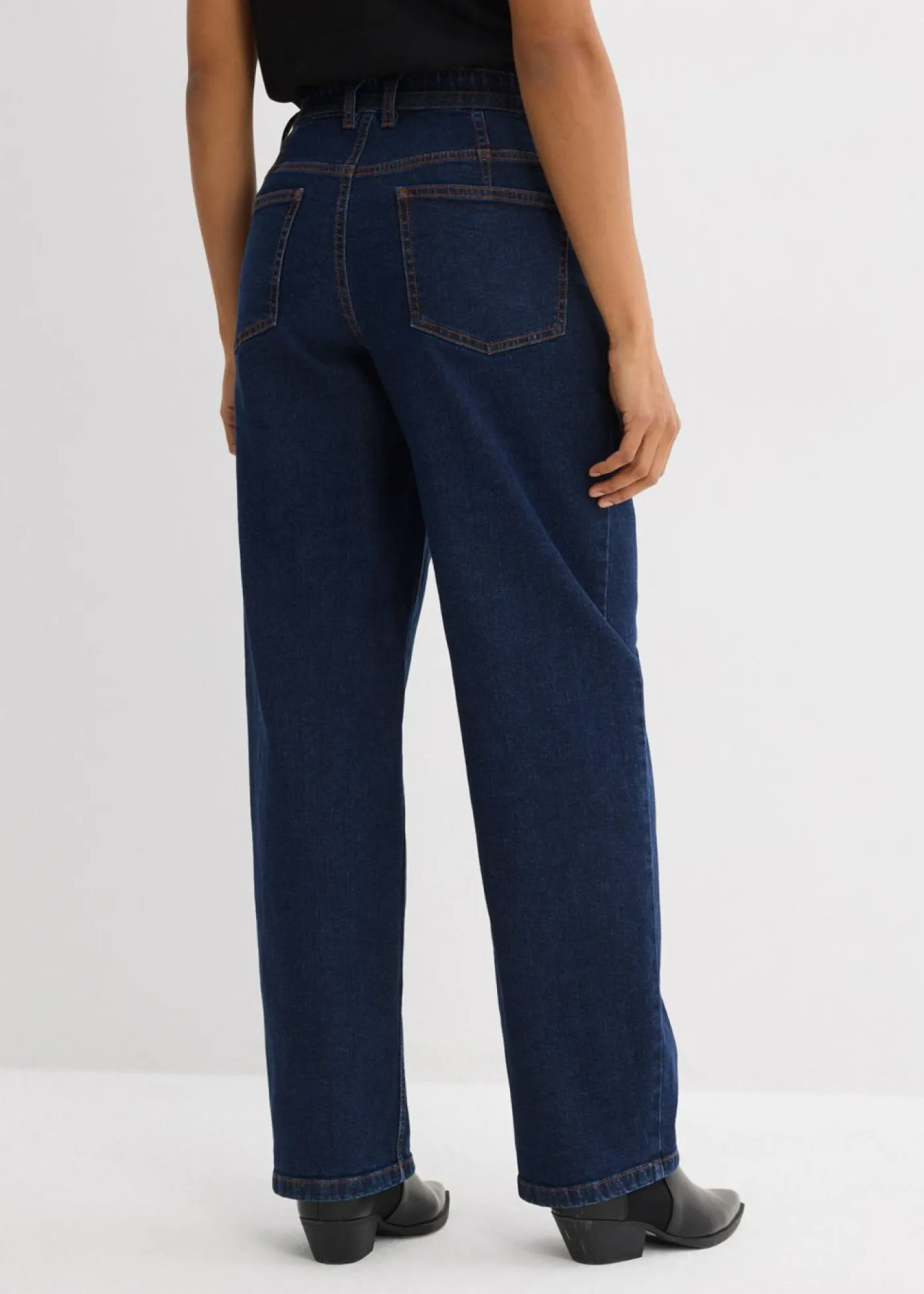 Mujer bonprix bonprix Vaqueros barrel, mid waist