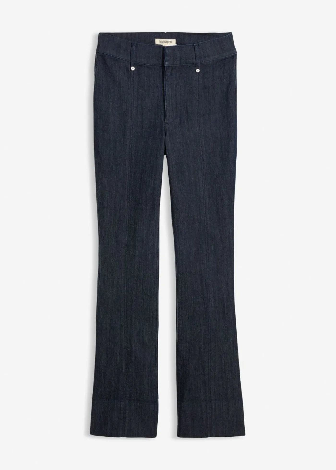 bonprix bonprix Vaqueros|Tallas Pequeñas>Vaqueros bootcut, high waist Azul oscuro denim