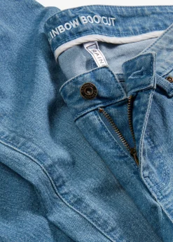 bonprix bonprix Vaqueros>Vaqueros bootcut, mid waist, elásticos Denim claro