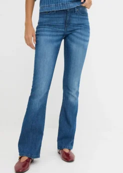 Mujer bonprix bonprix Vaqueros bootcut mid waist, elásticos