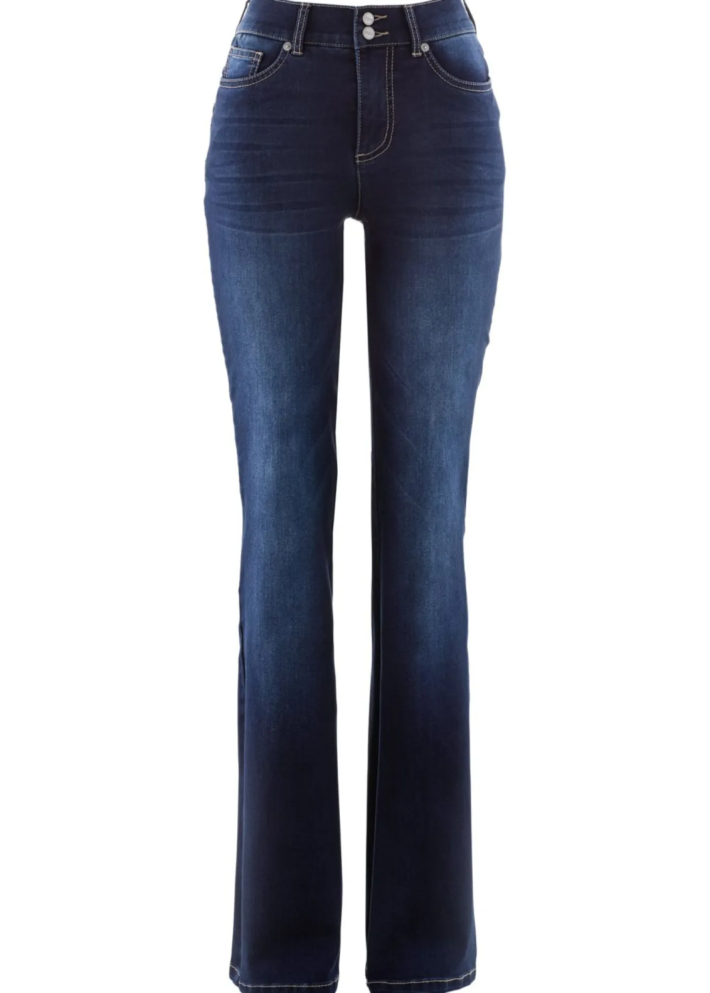 Mujer bonprix bonprix Vaqueros bootcut, mid waist, moldeadores