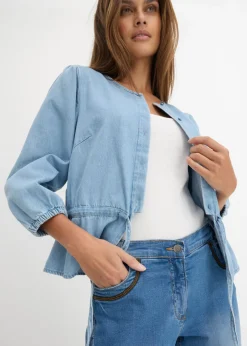 Mujer bonprix bonprix Vaqueros capri con corte ajustado y talle medio