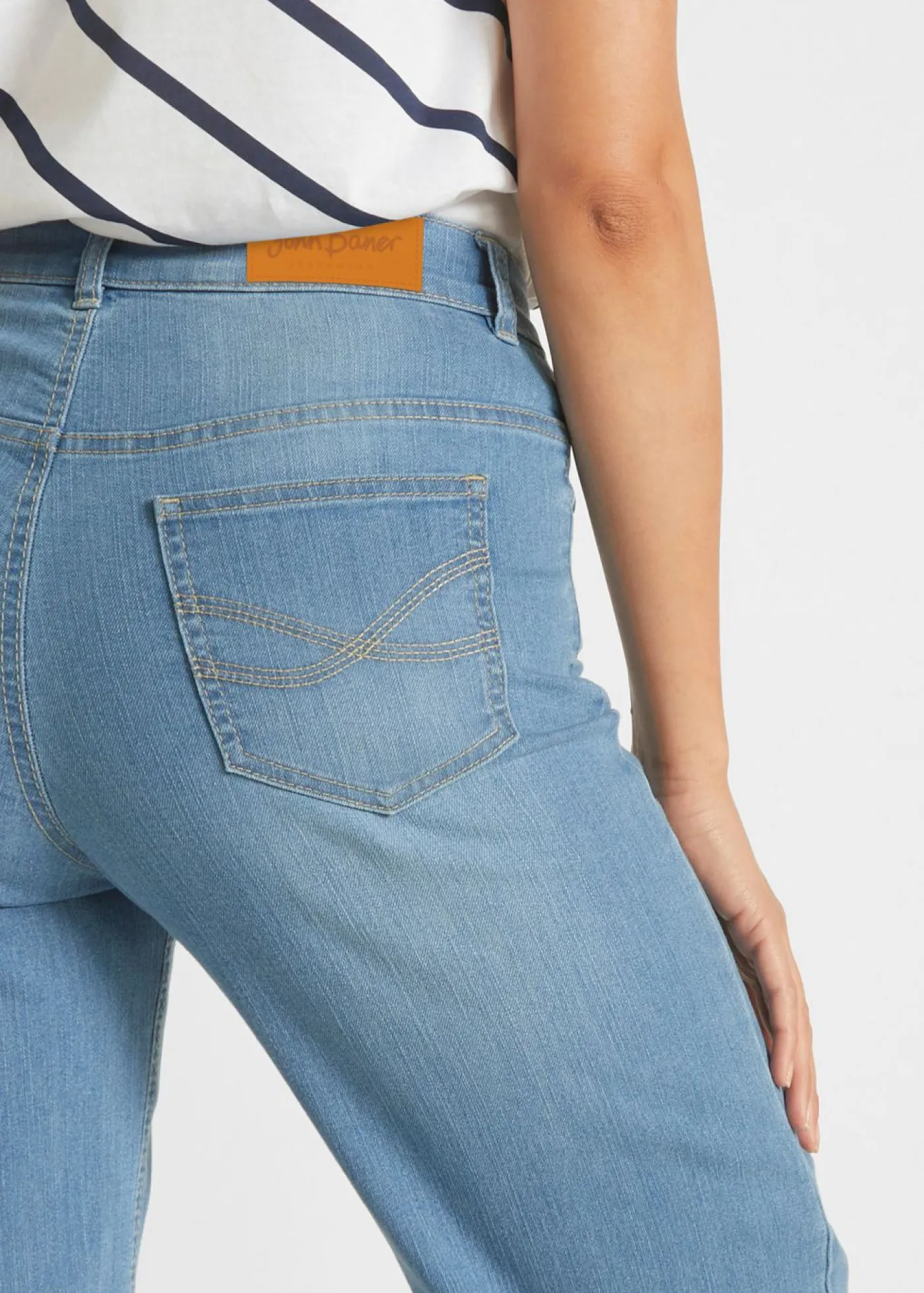 Mujer bonprix bonprix Vaqueros capri de corte ancho