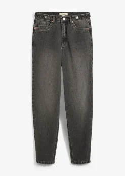 Mujer bonprix bonprix Vaqueros capri de talle alto con corte mom