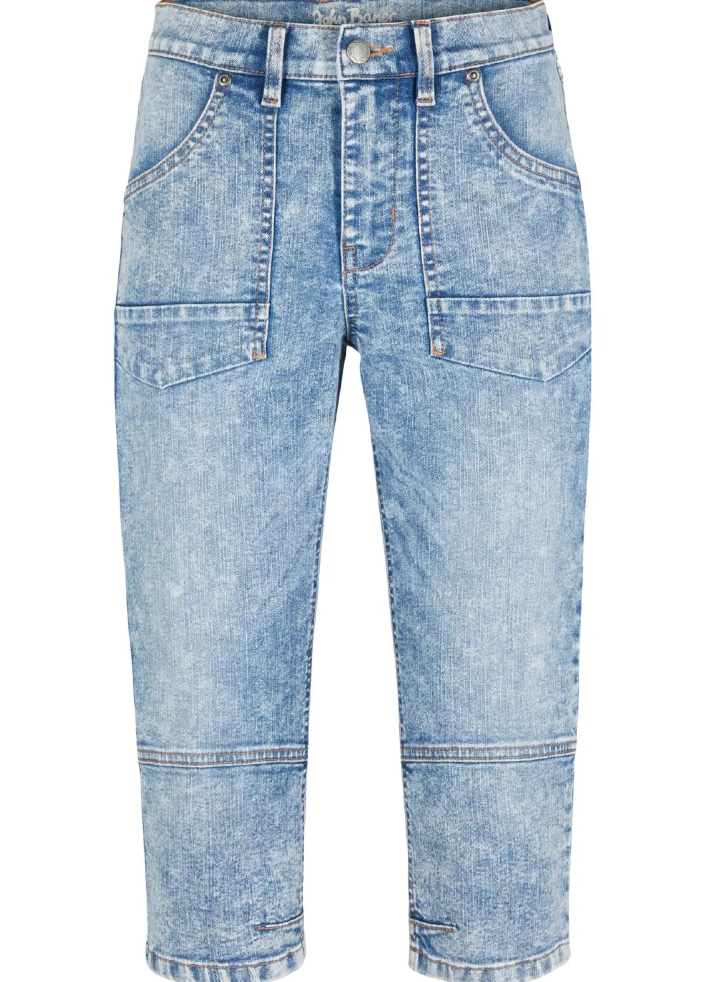 bonprix bonprix Vaqueros>Vaqueros capri elásticos Azul claro