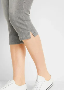 Mujer bonprix bonprix Vaqueros capri elásticos, cómodos, 2 unidades
