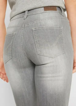 Mujer bonprix bonprix Vaqueros capri elásticos, cómodos, 2 unidades