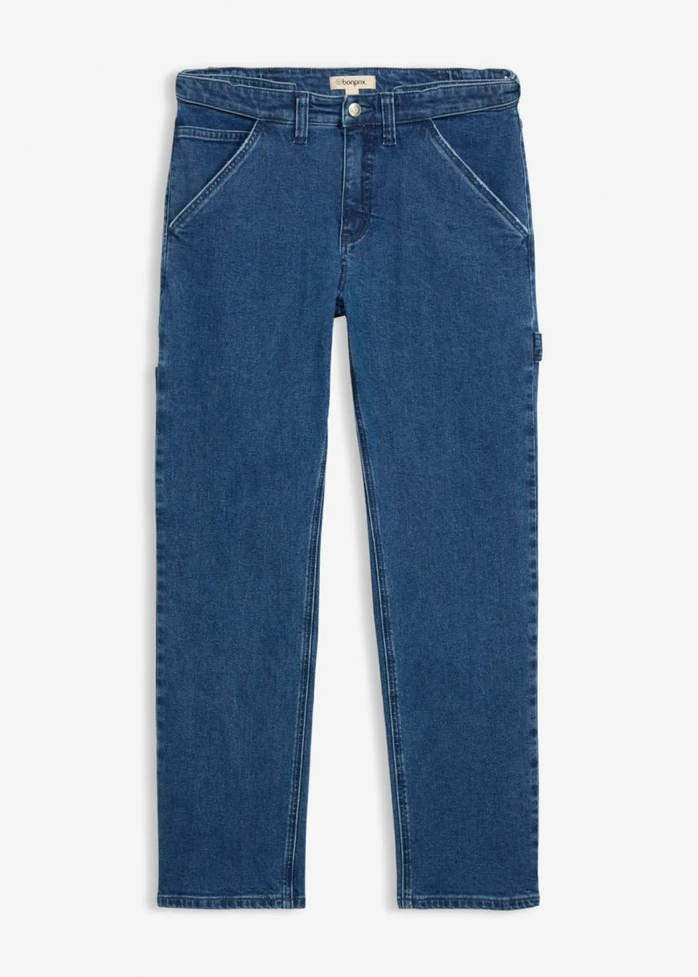 Hombre bonprix bonprix Vaqueros carpenter, relaxed fit, con cintura elástica, straight