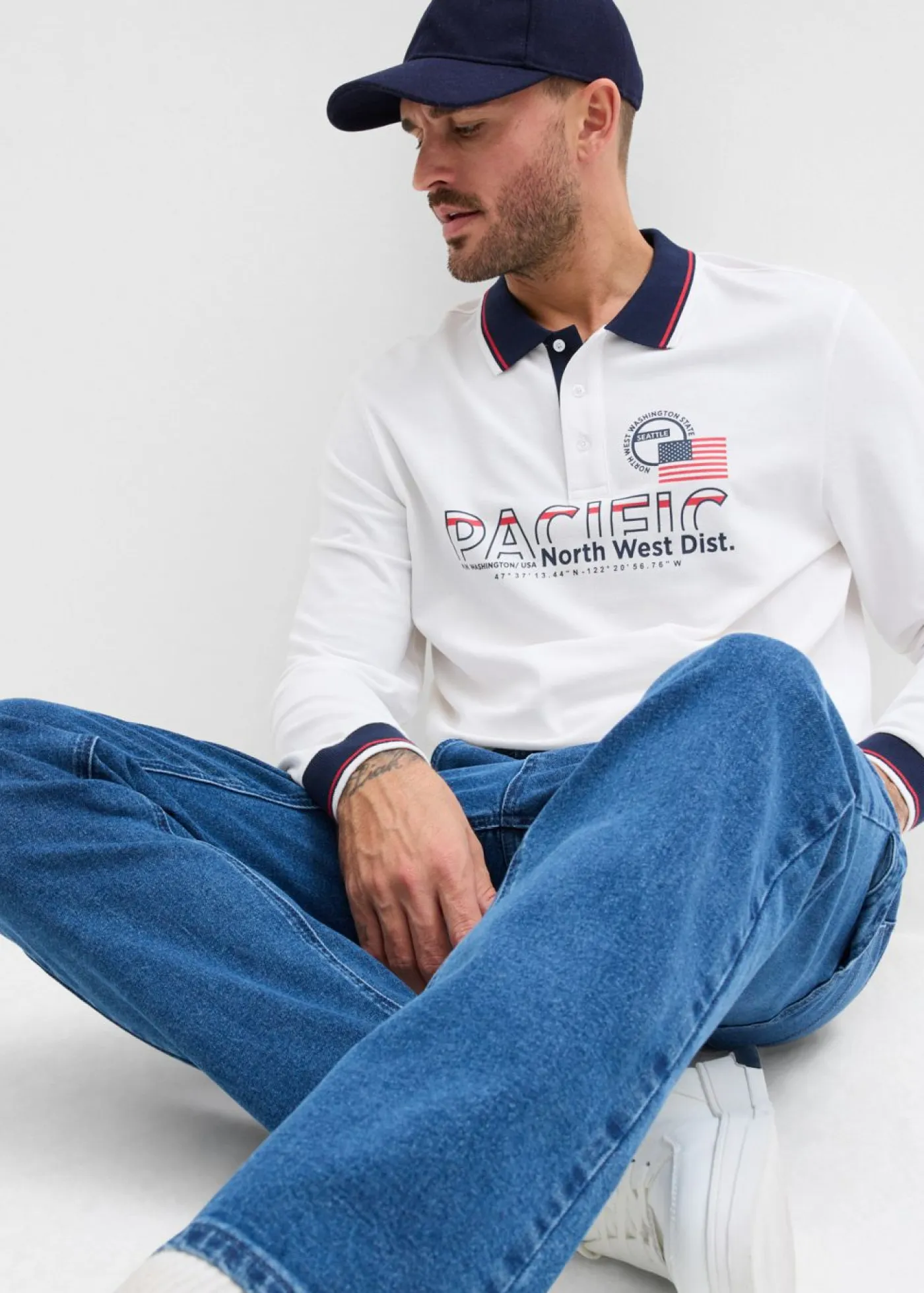 Hombre bonprix bonprix Vaqueros carpenter, relaxed fit, con cintura elástica, straight