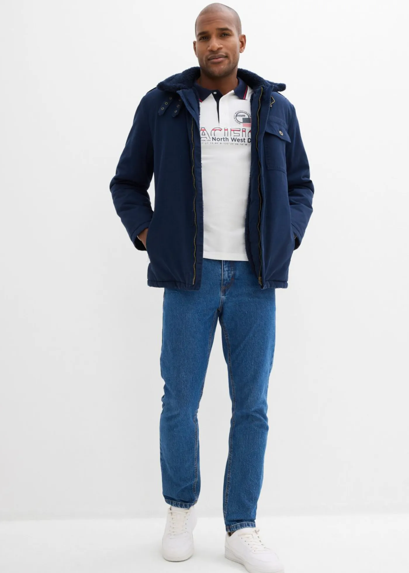 bonprix bonprix Básicos En Rebajas|Vaqueros>Vaqueros classic fit con cintura elástica, straight Denim